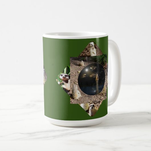 Meerkat Polyscope, Coffee Mok (Voorkant rechts)