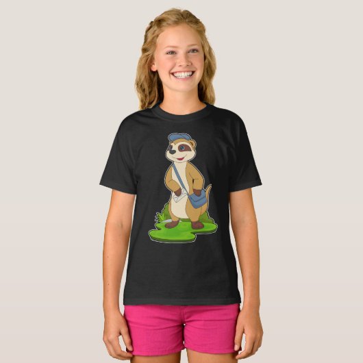 Meerkat Postman Letter T-shirt (Voorkant volledig)