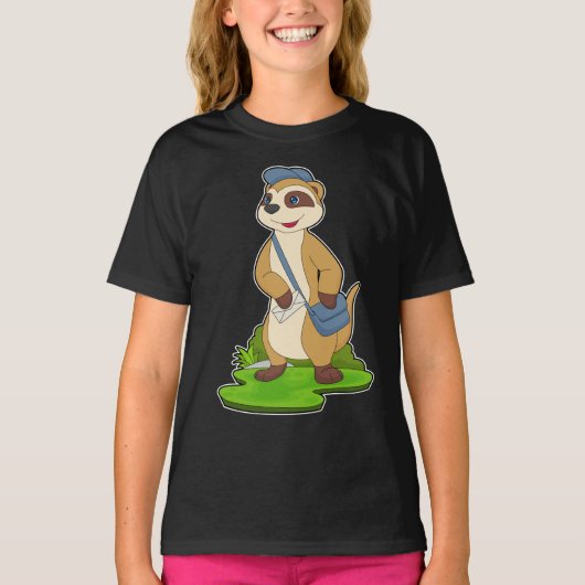 Meerkat Postman Letter T-shirt (Voorkant)