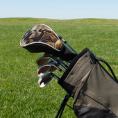 Meerkat professionele raceautobestuurder, golfheadcover (Insitu)