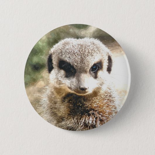 MEERKAT RONDE BUTTON 5,7 CM (Voorkant)