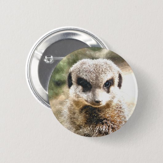 MEERKAT RONDE BUTTON 5,7 CM (Voorkant /achterkant)