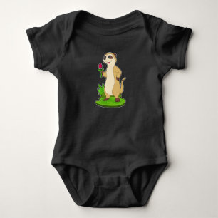 Meerkat Roos Bloem Romper