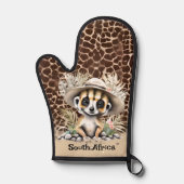 Meerkat safari oerwoud dierentuin dierenaandenken  ovenwant (Voorkant)