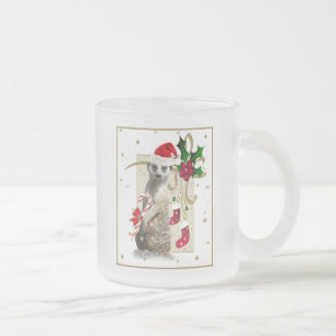 Meerkat Santa Matglas Koffiemok