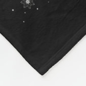 Meerkat Santa Sleigh Flying Funny Magical Christma Fleece Deken (Hoek)