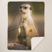 MEERKAT SHERPA DEKEN (Voorkant)