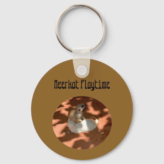 Meerkat Siblings, Keyring Sleutelhanger (Voorkant)