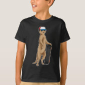 Meerkat Skateboard Sport T-shirt (Voorkant)