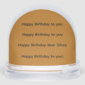 Meerkat Sneeuwbol (Achterkant)