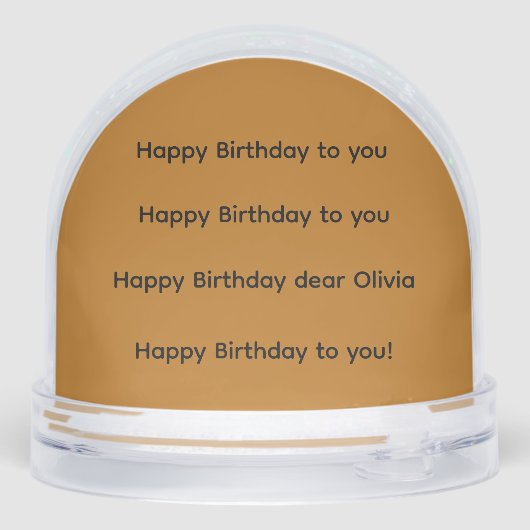 Meerkat Sneeuwbol (Achterkant)