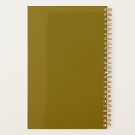 Meerkat Spiral Planner and Notebook (Achterkant)