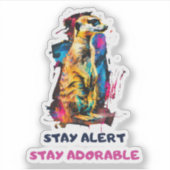 Meerkat Sticker (Voorkant)
