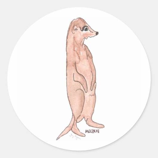 Meerkat Sticker (Voorkant)