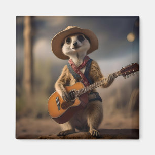 Meerkat Strumming A Country Lullaby, Magneet
