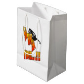 Meerkat Summer Time  Gift Bag Medium Cadeauzakje (Achterkant Gekanteld)