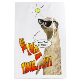 Meerkat Summer Time  Gift Bag Medium Cadeauzakje