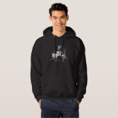 Meerkat Surikate Animal Drums Hoodie (Voorkant volledig)