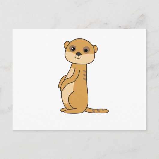 Meerkat Sweet Animals voor kinderen Briefkaart (Voorkant)