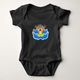 Meerkat Swimming Lifebuoy Romper
