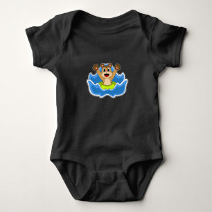 Meerkat Swimming Lifebuoy Romper