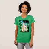 Meerkat T shirt, familiewandeling T-shirt (Voorkant volledig)