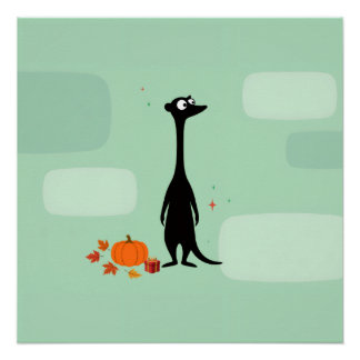 Meerkat Thanksgiving Poster