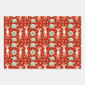 Meerkat Tortoise Kiwi - Reeks verpakkingspapier 3 Inpakpapier Vel (Voorkant 3)