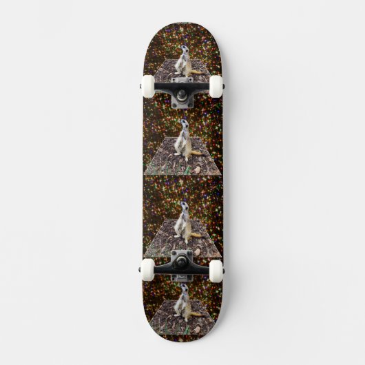 Meerkat Twinkle Stars, compleet skateboard (Voorkant)