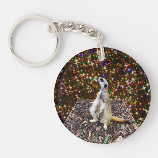 Meerkat Twinkle Stars Sleutelhanger (Voorkant)
