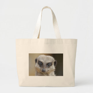 Meerkat Up Close Grote Tote Bag