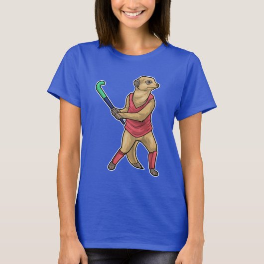 Meerkat Veldhockeystick T-shirt (Voorkant)