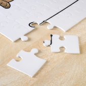 Meerkat Vist Fisher Gevist rod Legpuzzel (Zijkant)