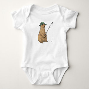 Meerkat Vist Fisher Gevist rod Romper