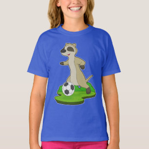 Meerkat Voetballer Voetbal T-shirt