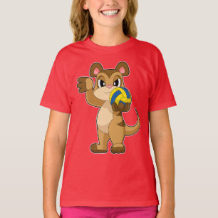 Meerkat Volleybalspeler T-shirt