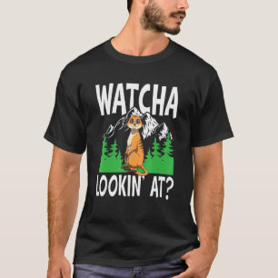 Meerkat voor een bezoeker van de bioscoop Meerkat T-shirt
