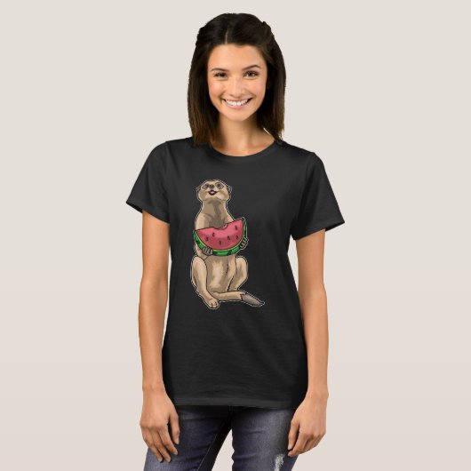 Meerkat Watermelon T-shirt (Voorkant volledig)