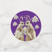 Meerkat Wedding Day Confetti (Kleine voorkant)