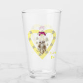 Meerkat Wedding Day Glas (Voorkant)
