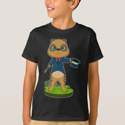 Meerkat Wizard Toverstaf T-shirt (Voorkant)