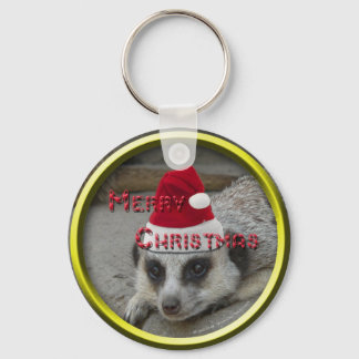 Meerkat Xmas Sleutelhanger