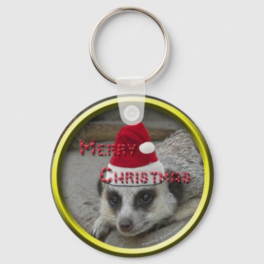 Meerkat Xmas Sleutelhanger (Voorkant)