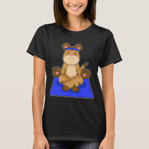 Meerkat Yoga Meditatie T-shirt