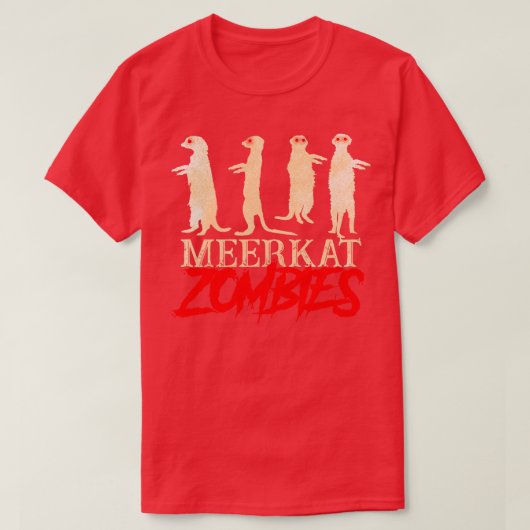Meerkat Zombies T-shirt (Design voorkant)