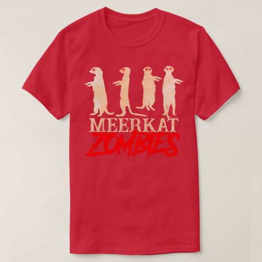 Meerkat Zombies T-shirt (Design voorkant)