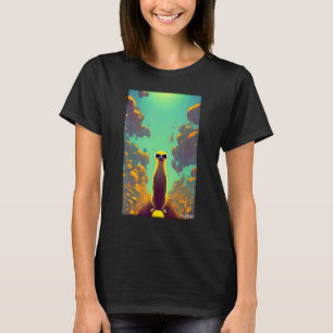 Meerkat Zoo Dieren Natuur Wilde Diersoort Surikaat T-shirt