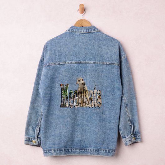 Meerkats, dames denim jas denim jacket (Hangar)