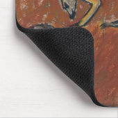 Meerkats foaging - Art mousepad Muismat (Hoek)