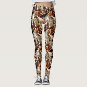 Meerkats in driehoeken, dames Leggings (Voorkant)